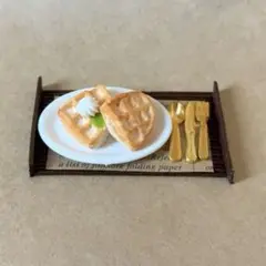 ミニチュアスイーツ ワッフルプレート