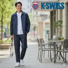 新品★K-SWISS ウインドブレーカー　ジャージ　上下　セットアップ　Lのサムネイル