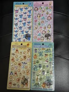 正規品 ボンボンドロップシール ディズニー 4種セット