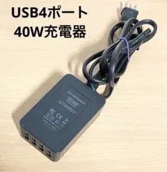 RAVPower 40W USB充電器 RP-UC07 ブラック 4ポート
