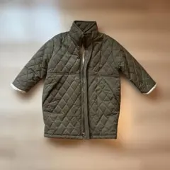 キルティングコート　キッズ　110 コート　カーキ　韓国服