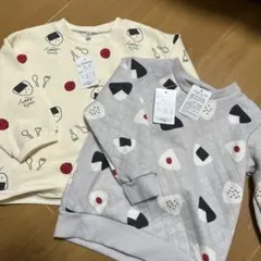 90cm 95cm 新品タグ付き　トレーナー　おにぎり　まとめ売り　2着セット