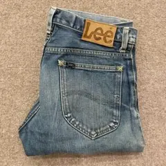 【SB266】 Lee ストレートパンツ 29インチ ブルー 濃紺