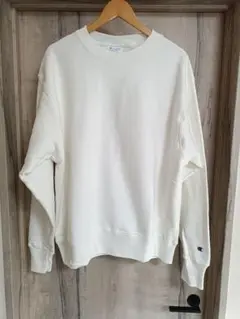 USA-L 新品 訳有 champion チャンピオン リバースウィーブ 白