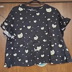 yukiemon　コーラスネコ　フリルＴシャツ　Мのサムネイル