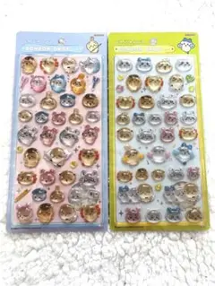 ちいかわ ボンボンドロップシール みんなポーズ ニコニコ