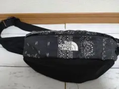 【美品】ノースフェイス バンダナ ペイズリー ウエストポーチ