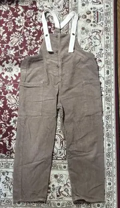 CIAOPANIC TYPY ブラウン コーデュロイ オーバーオール