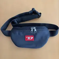 DIESEL WALLACE Dロゴ ウエスト バッグ ボディバッグ ブラックのサムネイル