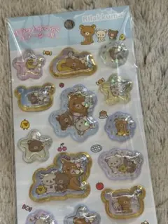 【新品】キラッとぷくぷくエアーシール　リラックマ