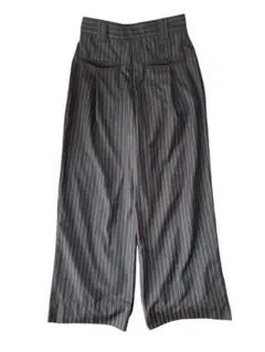ストライプ スラックス