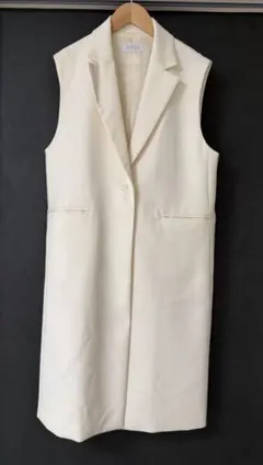 BARNEYS NEW YORK✨未使用級　洗えるロングジレ　ダブルフェイス BARNEYS NEW YORK✨未使用級 洗えるロングジレ ダブルフェイス