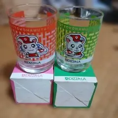 とっとこハム太郎 キャラクターグラス 2個セット レトロ
