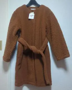 JWアンダーソン☆ボアフリースノーカラーコート＋☆ユニクロ☆Sサイズ