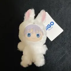 呪術廻戦 マスコットぬいぐるみ 特殊加工ビッグ缶バッジ GiGO 五条悟 呪術廻戦 5周年 GIGO 特殊加工BIG缶バッジ マスコットぬいぐるみ 五条