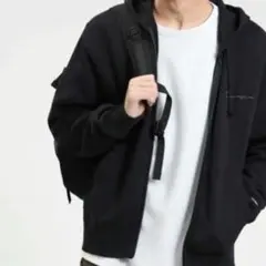 Championチャンピオン★パーカー★ブラック★裏毛 スウェット ロゴ