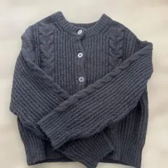 GU ケーブルニットカーディガン