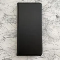 Xiaomi Mi スマホカバー 手帳型 ブラック 中にネイビー