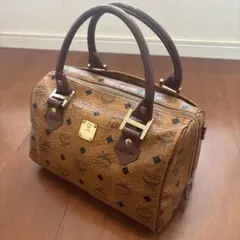 MCM エムシーエム ヴィセトス 2way ミニボストン ネイビー 白 - メルカリ