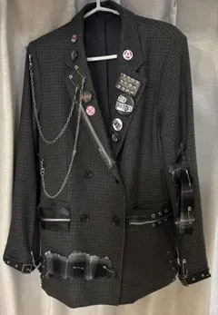 GU テーラードジャケット リメイク パンク PUNK ロックのサムネイル