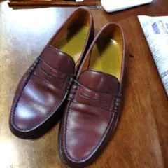 REGAL ダークブラウン レザー ローファー