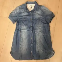179/wg 半袖　デニム　ワンピース　ミニワンピース　WC ロデオクラウンズのサムネイル