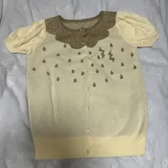 美品★フランシュリッペ　半袖カーディガン