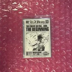 ヒロアカ原画展 タブロイド風ステッカー 緑谷 爆豪