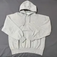 Champion グレー フード付き スウェットパーカー L