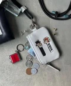 PEZ×ear】牛革/カードケース/スマホショルダー ウェディング柄 