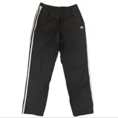 adidas 黒 ジャージパンツ Lサイズ