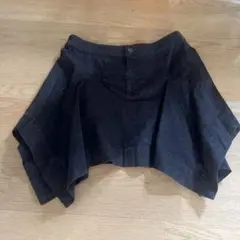黒 レオパード柄 ミニスカート