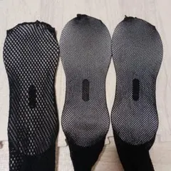 アミタイツ　3足　黒色