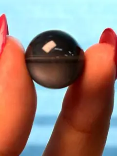 スモーキークォーツ 丸玉 約14.7mm 天然石 置物