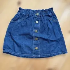 デニムスカート　キッズ　130㎝
