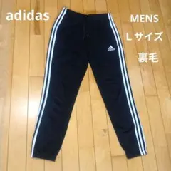 adidas メンズ Lサイズ 裏毛スウェットパンツ ブラック