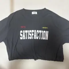 ミニT 半袖　クロップド丈　ウエスト調節可能