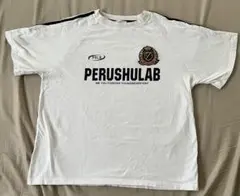 PERUSHULAB ゲームTシャツ　白　サイズM