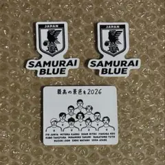 サッカー日本代表 3COINS ステッカー 3枚セット