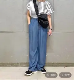 美品◆GLOBALWORK グローバルワーク◆ライトデニムイージーパンツ◆M