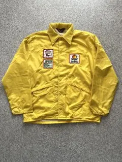 vintage 70's us製Pla Jacプラジャック コーチジャケットM黄