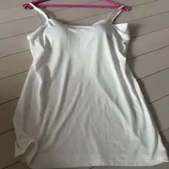 【匿名配送】しまむら CLOSSHI ブラウン Mサイズ カップ付きキャミソール