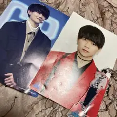 日プ 2 藤牧京介 アクリルキーホルダー　ポスカ セット　ポストカード