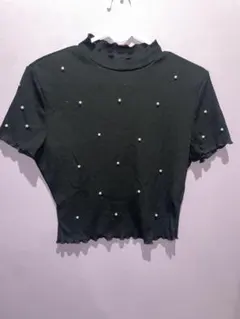 パール クロップド トップス