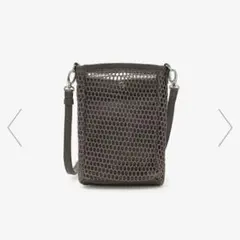 【新品】アフタヌーンティー　メッシュミニショルダーバッグ　グレーのサムネイル
