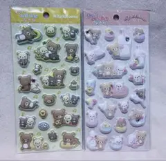 リラックマ　もっと！ふにふにシール