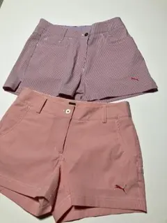 PUMA プーマ　レディース　ゴルフ　ショートパンツ　サイズＭ　２枚セット超美品
