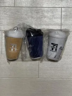 【3種セット】ハッピーくじ セブンイレブン B賞 セブンカフェぬいぐるみ コンプ