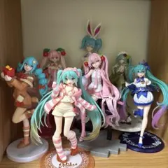 初音ミク　桜ミク　フィギュア　8点セット