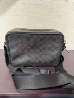 け*き様 COACH ブラックショルダーバッグ
